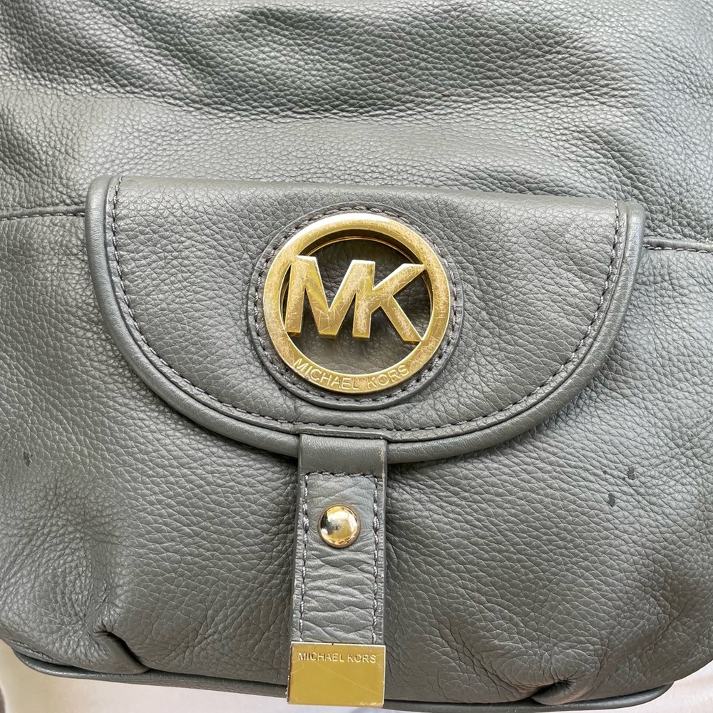 SOLD | Michael Kors Fulton Leather Hobo Bag - Picture 2 of 4